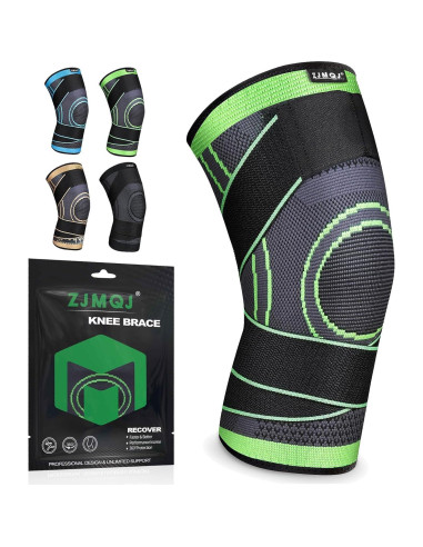 Soporte de Rodilla ZJMQJ Grande - Compresión y Alivio Dolor