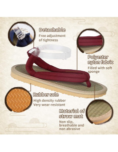 Zapatos Clog Unisex Toyep Cosplay Rojo Profundo T.9M/8H 2