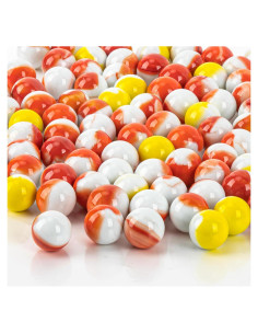 Canicas de Vidrio Sukh 70 Pcs Ojos de Gato 16mm Decorativas