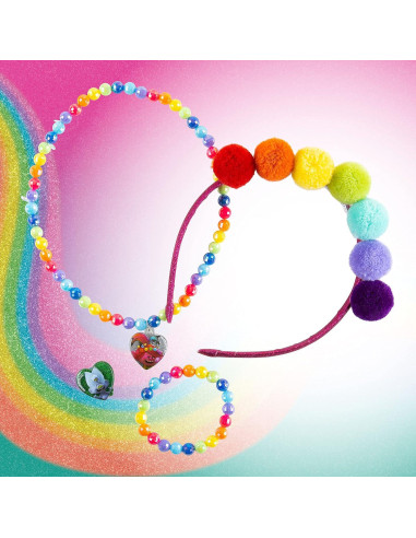 Set de Diadema y Joyería Luv Her para Niñas 4 Piezas