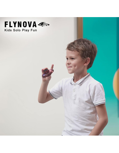 Drone FLYNOVA Mini UFO Spinner con Luces LED 8cm