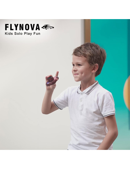 Drone FLYNOVA Mini UFO Spinner con Luces LED 8cm