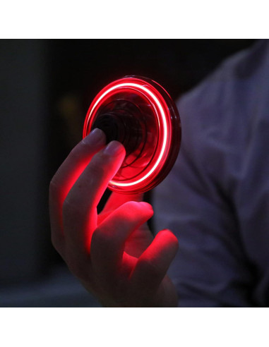 Drone FLYNOVA Mini UFO Spinner con Luces LED 8cm