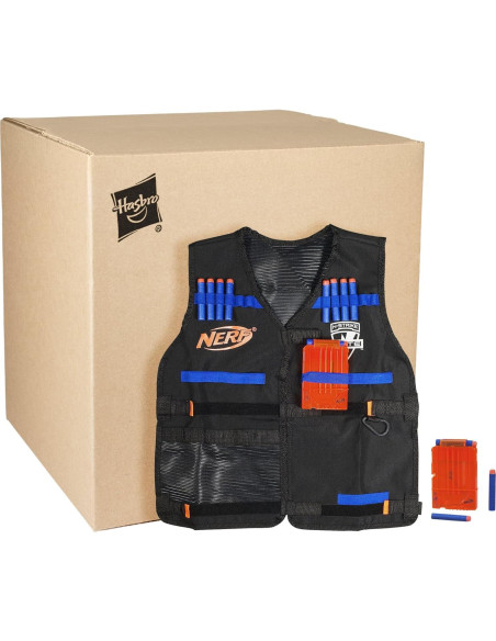 Chaleco Táctico Nerf N-Strike Elite para Adultos - Negro