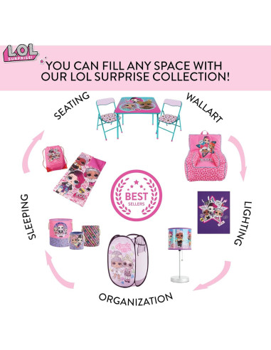 Baúl de Almacenamiento LOL Surprise 30L Colapsable