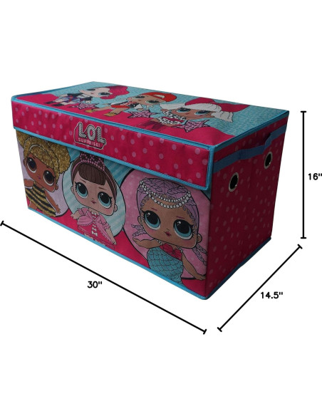 Baúl de Almacenamiento LOL Surprise 30L Colapsable