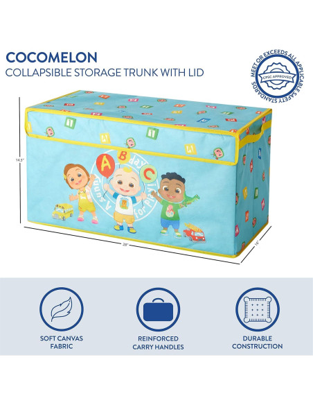 Cofre de Almacenamiento Plegable Idea Nuova Cocomelon 76x40x36cm