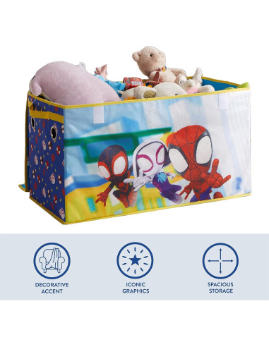 Cofre de Almacenamiento Idea Nuova Spidey 73x37x40 cm