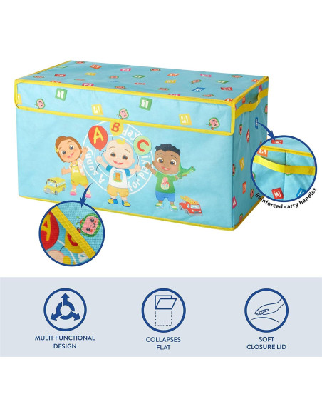 Cofre de Almacenamiento Plegable Idea Nuova Cocomelon 76x40x36cm