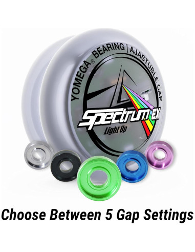 Yomega Spectrum EX Yo-Yo LED Multicolor + 5 Espaciadores