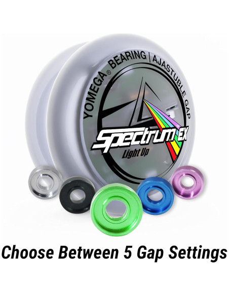 Yomega Spectrum EX Yo-Yo LED Multicolor + 5 Espaciadores