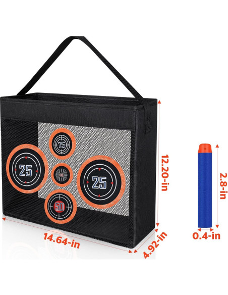 1000 Dardos de Recarga Pokiiulk para Nerf N-Strike Elite