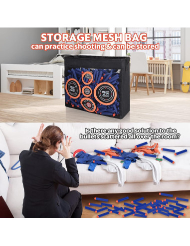 1000 Dardos de Recarga Pokiiulk para Nerf N-Strike Elite