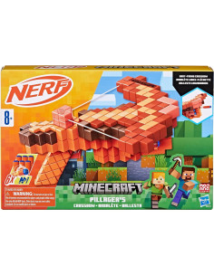 Ballesta del Saqueador Nerf Minecraft con 6 Dardos N1 2