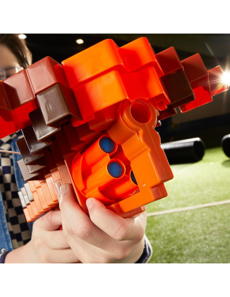 Ballesta del Saqueador Nerf Minecraft con 6 Dardos N1