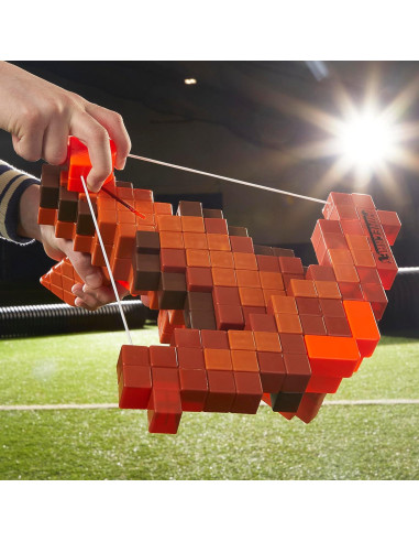Ballesta del Saqueador Nerf Minecraft con 6 Dardos N1