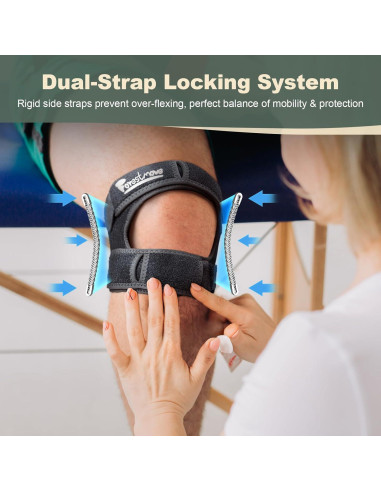 Faja de Rodilla Ajustable FORESTMOVE con Soporte Bilateral