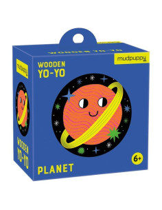 Yo-Yo de Madera Mudpuppy Planeta para Niños a Partir de 6 Años