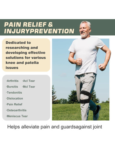 Faja de Rodilla Ajustable FORESTMOVE con Soporte Bilateral