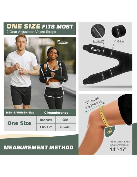 Faja de Rodilla Ajustable FORESTMOVE con Soporte Bilateral