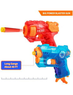 Conjunto de Mini Pistolas Nerf Banvih con 20 Dardos de Espuma 2