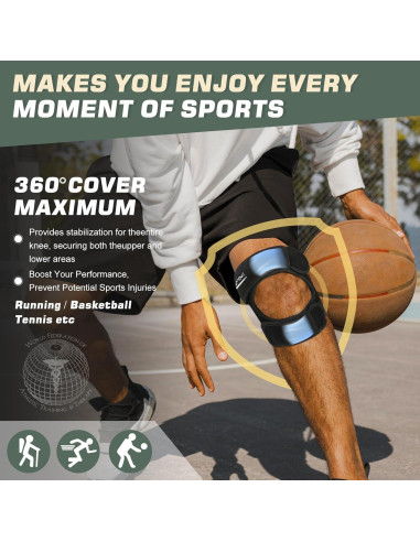 Faja de Rodilla Ajustable FORESTMOVE con Soporte Bilateral