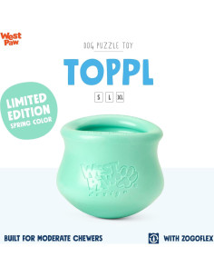 Juguete Interactivo para Perros West Paw Toppl Pequeño Menta 2