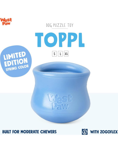 Juguete Interactivo para Perros West Paw Toppl Grande 10,16 cm