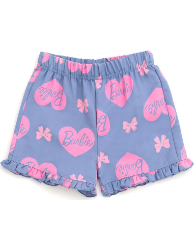 Conjunto camiseta peplum y shorts para niñas Barbie 14-16