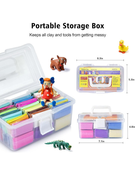 Arcilla Polimérica Aestd-ST 60 Colores para Modelar