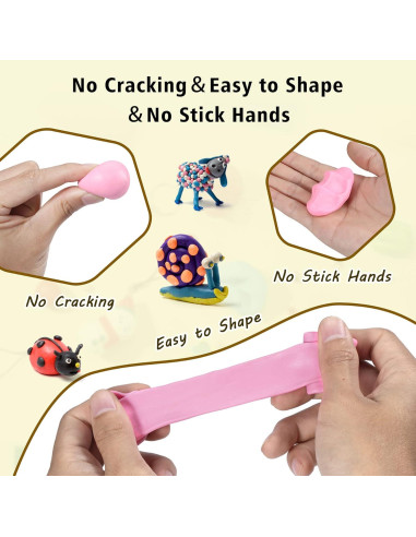 Arcilla Polimérica Aestd-ST 60 Colores para Modelar