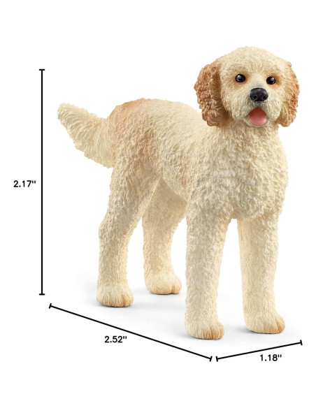 Figura Goldendoodle Schleich - Juguete Educativo 5.5x3cm