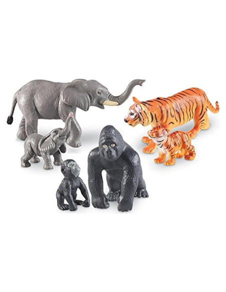 Figuras Jumbo Animales de la Jungla - Mamás y Bebés