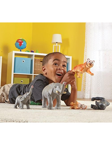 Figuras Jumbo Animales de la Jungla - Mamás y Bebés