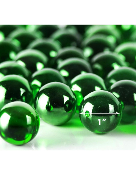 Rellenos de Jarrón CYS EXCEL Verde 1" 0.45 kg 18-25 Piezas