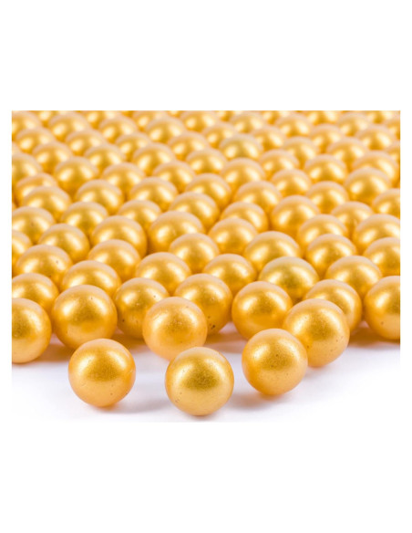 Canicas de Vidrio Galashield Doradas 0.45 kg para Jarrones