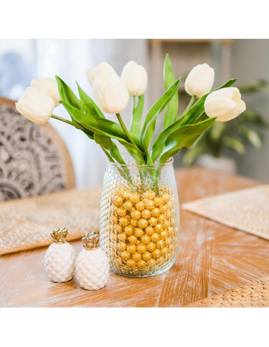 Canicas de Vidrio Galashield Doradas 0.45 kg para Jarrones