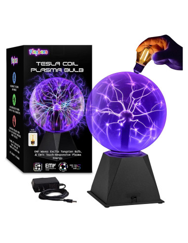 Bola de Plasma Playbees 17,78 cm Colorida Interactiva