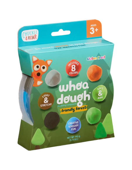 Arcilla Secado al Aire Whoa Dough 8 Colores Bosque Amistoso