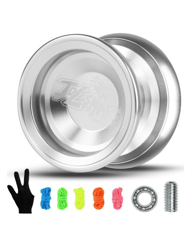 Yoyo Profesional JOLESHARE X4 Plata para Niños y Adultos