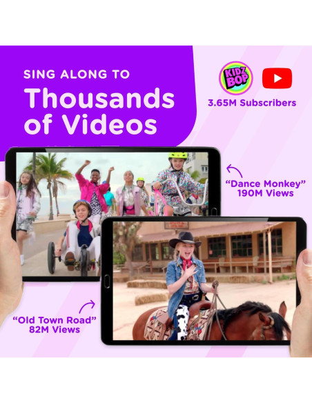 Micrófono de Karaoke Move2Play Kidz Bop Púrpura 6 Años+