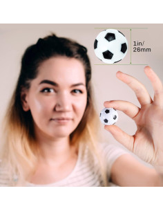 Paquete de 10 Pelotas de Foosball CIGOCIVI 2.54 cm 2