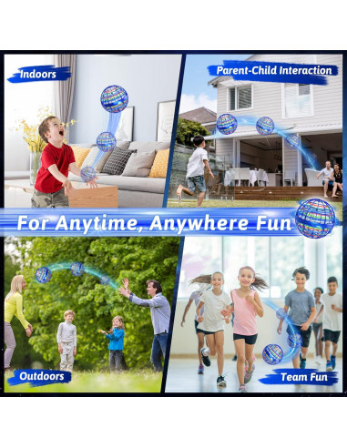 Bola Voladora Semai AC04 con Luz LED y Control a Mano