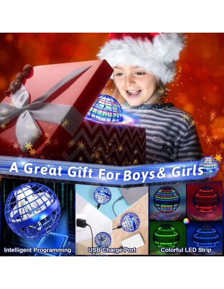 Bola Voladora Semai AC04 con Luz LED y Control a Mano