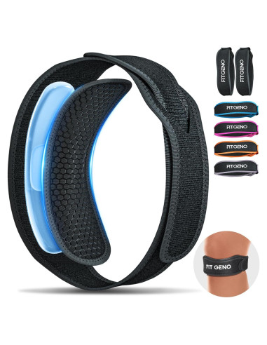 Soporte de Tendón Patelar Fit Geno - Faja Rodilla Ajustable 2-Pack
