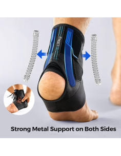 Soporte de Tobillo FREETOO Unisex Grande Compresión Ajustable 2