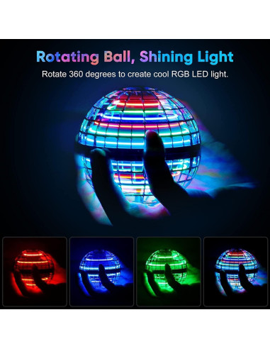 Bola Voladora RGB HONBQYCC TSM006 Juguete Flotante 8.89cm