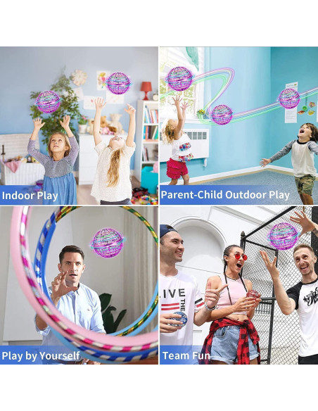 Bola Voladora RGB HONBQYCC TSM006 Juguete Flotante 8.89cm