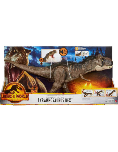 Figura de Acción Mattel T. Rex Jurassic World 53 cm