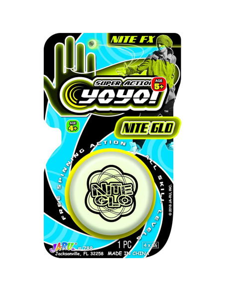 Yo-Yo Brillante en la Oscuridad JA-RU Paquete de 8 Unidades